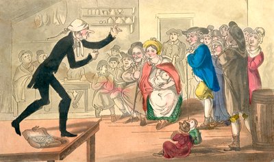 Dr. Comicus Selling his Pills, from The Adventures of Dr. Comicus or The Frolicks of Fortune, published c.1815 by English School